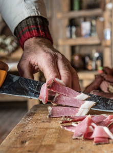 dettaglio Speck del Ristorante CERVO