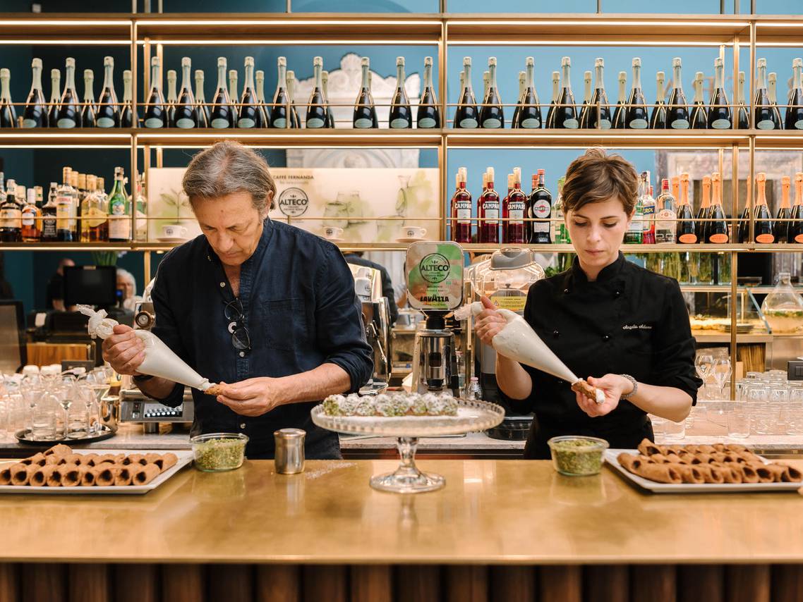 Occupazione Usa Filippo La Mantia e Angela Adamo per Caffè Fernanda
