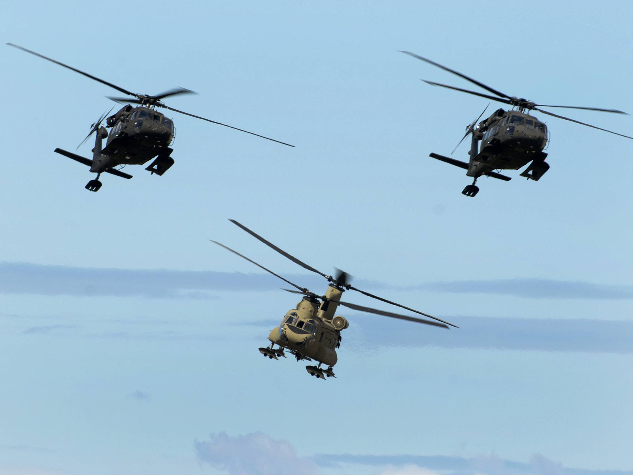 denaro dagli elicotteri in Usa