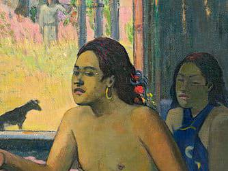 Paul Gauguin - Tahitiani in una stanza