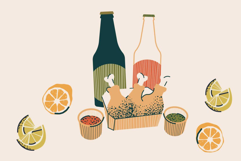 pollo fritto economia