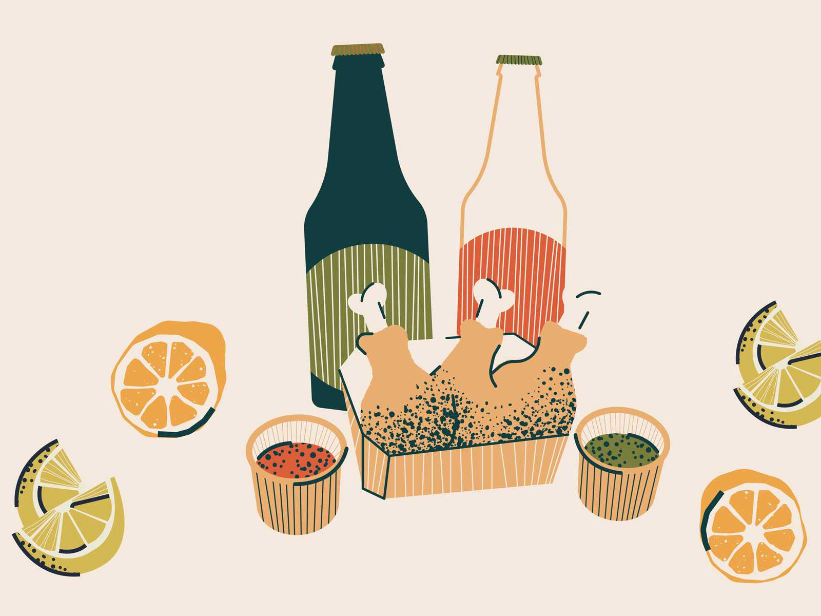 pollo fritto economia